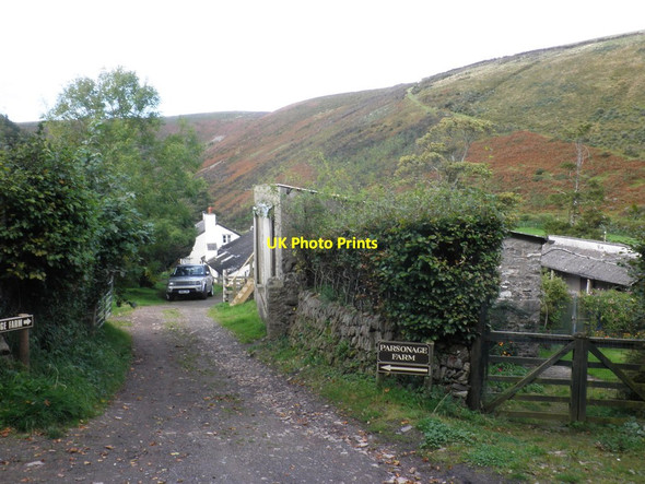 Photo 6"x4" Track to Parsonage Farm Malmsmead c2011