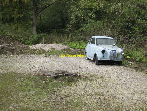 Photo 6"x4" One-eyed  Austin A35 Crambeck c2011