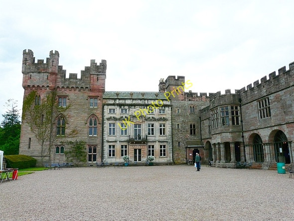 Photo 6"x4" Hutton-in-the-Forest, house and courtyard Unthank\/NY4536 c2008