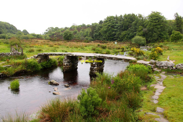 Photo 6"x4" The clapper bridge at Postbridge Bellever c2011
