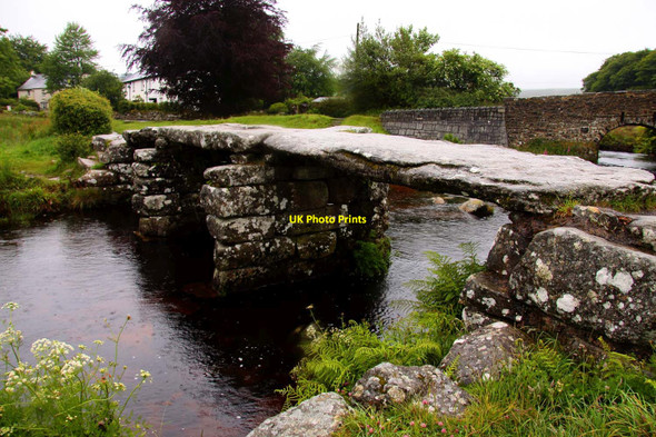 Photo 6"x4" The clapper bridge at Postbridge Bellever c2011