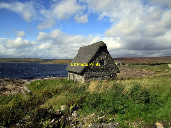 Photo 6"x4" High Laithe, Grimwith Reservoir Keld Houses c2011