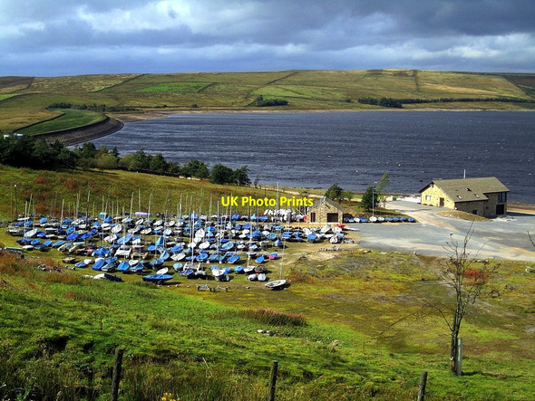 Photo 6"x4" Yorkshire Dales Sailing Club, Grimwith Reservoir Skyreholme c2011