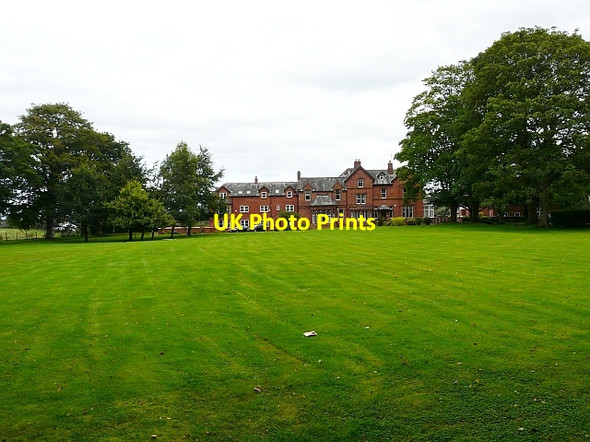 Photo 6"x4" Scotby Grange Garlands\/NY4354 c2011