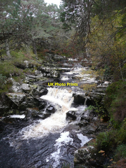 Photo 6"x4" Waterfall on the Allt Camghouran Killichonan c2011