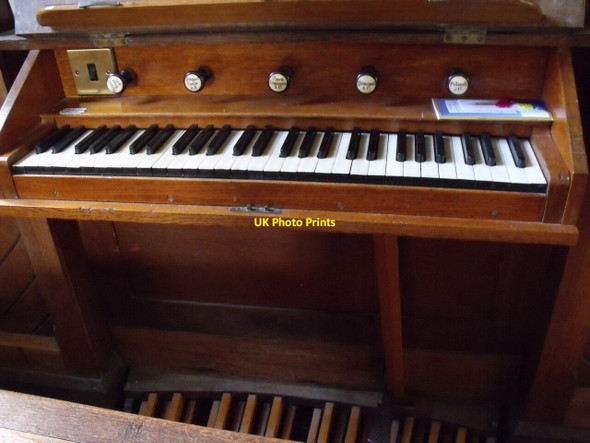 Photo 6"x4" Organ Console, St John the Baptist Church, Scampton Scampton c2011