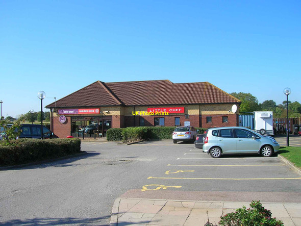 Photo 6"x4" Fenstanton Services A14 Conington\/TL3266 c2011