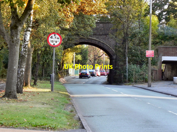Photo 6"x4" Railway Bridge, Bird Hall Lane Cheadle\/SJ8688 c2011