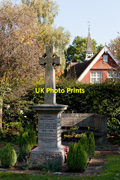 Photo 6"x4" Ampfield War Memorial Ampfield c2011