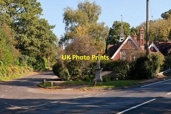 Photo 6"x4" Junction of Knapp Lane with A3090 at Ampfield Ampfield c2011