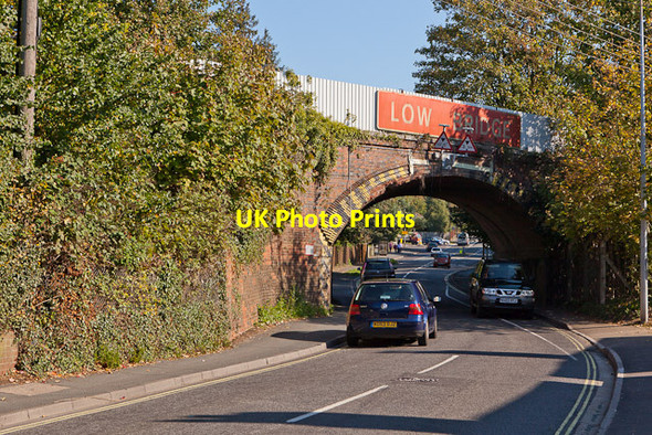 Photo 6"x4" Low Railway Bridge, Winchester Road Romsey c2011