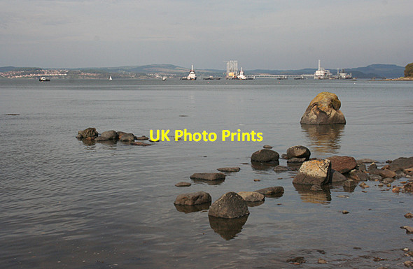 Photo 6"x4" High Tide at Whitehouse Bay Queensferry\/NT1278 c2011