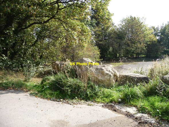 Photo 6"x4" Blocked lane to Stubbs Bridge Hampole c2011