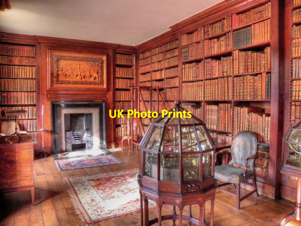 Photo 6"x4" The Library, Dunham Massey Hall Dunham Town c2011