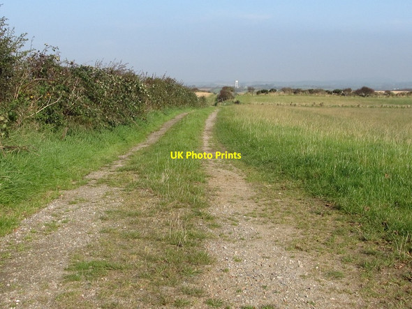 Photo 6"x4" Field access lane leading northwards from the A2 Killough c2011