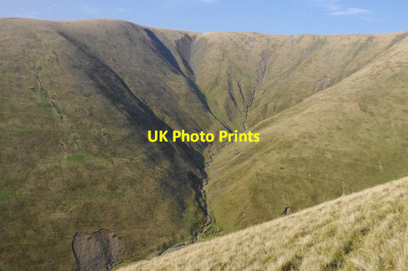 Photo 6"x4" Head of the Calf Beck valley Howgill\/SD6396 c2011