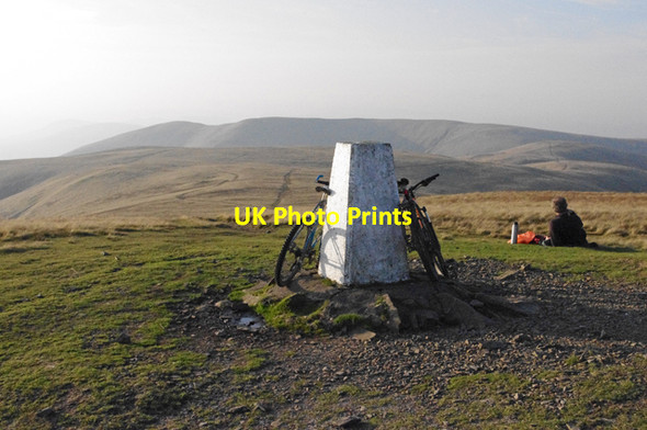 Photo 6"x4" Trig point on the Calf Howgill\/SD6396 c2011