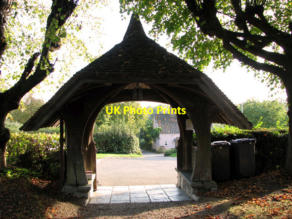 Photo 6"x4" View from St Mary's lych gate, Kelsale Saxmundham c2011