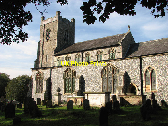 Photo 6"x4" St John the Baptist's church in Saxmundham Saxmundham c2011