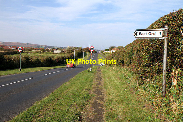 Photo 6"x4" Approaching Tweedmouth from the south Berwick-upon-Tweed c2011