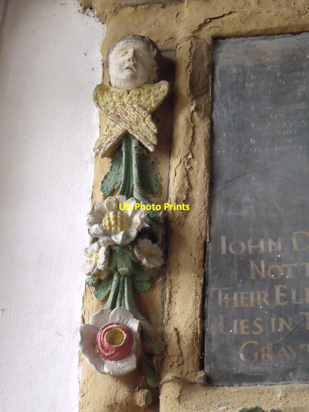 Photo 6"x4" Detail of Dand Memorial, Eakring Eakring c2011