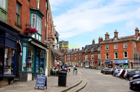 Photo 6"x4" Looking up Market Square to Buxton Road Ashbourne\/SK1846 c2011