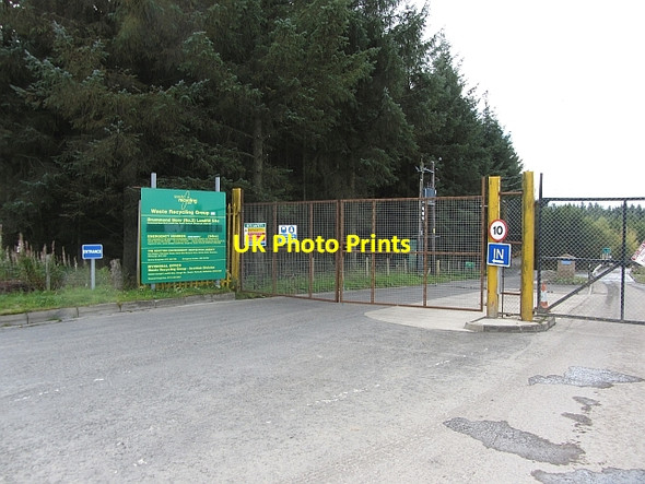 Photo 6"x4" Drummond Moor landfill entrance Howgate\/NT2458 c2011