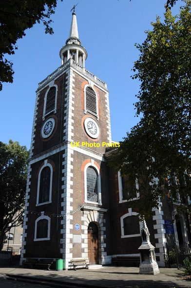 Photo 6"x4" St Mary the Virgin church, Rotherhithe Bermondsey c2011