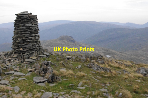 Photo 6"x4" Cairn on High Bakestones Rydal c2011 P1
