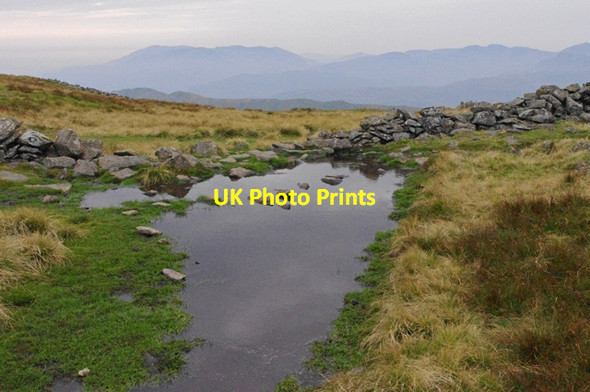 Photo 6"x4" Puddle on Dove Crag Dove Crag\/NY3710 c2011 P1