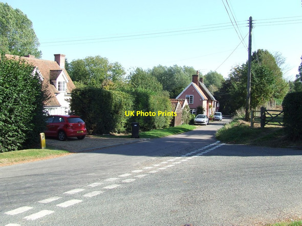Photo 6"x4" Back Lane Monks Eleigh c2011
