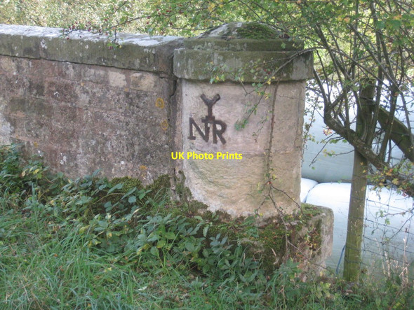 Photo 6"x4" Inscription on Bow Bridge Rievaulx c2011