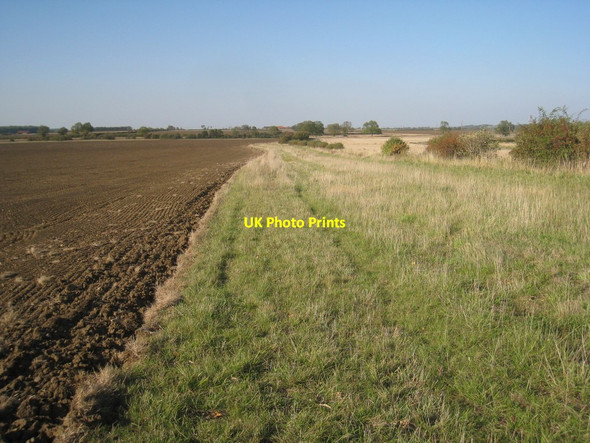 Photo 6"x4" Bridleway to Glentworth Grange Fillingham c2011