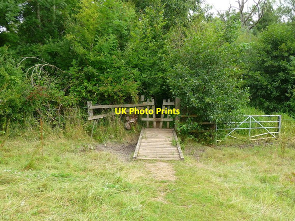 Photo 6"x4" Wonston - Footpath Wonston\/SU4739 c2011