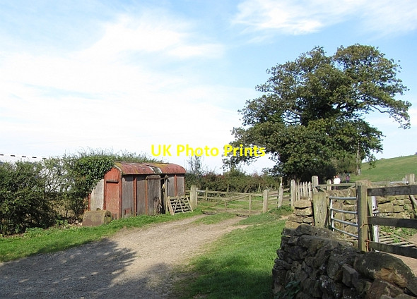 Photo 6"x4" Old railway wagon, Chapel Wood Farm Osmotherley c2011
