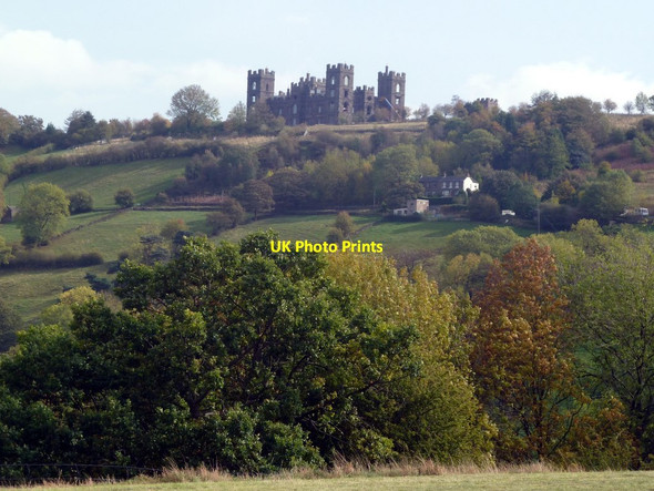 Photo 6"x4" Riber Castle from the approach to High Tor Matlock c2011