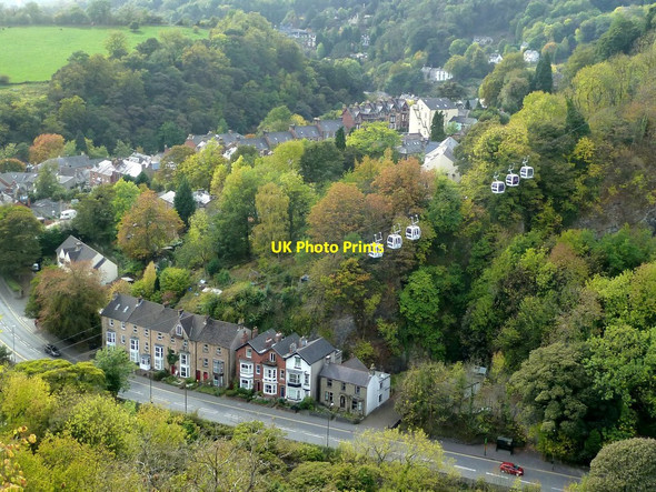 Photo 6"x4" Matlock Dale from High Tor Matlock c2011