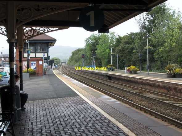 Photo 6"x4" Platform 1 at Carrickfergus Station Carrickfergus c2011