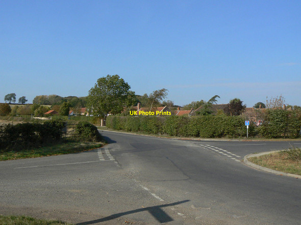 Photo 6"x4" Owthorpe crossroads Owthorpe c2011