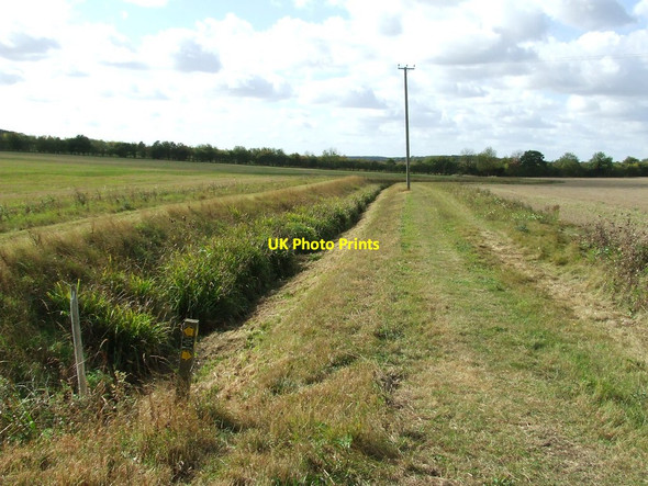 Photo 6"x4" Footpath Junction Widgham Green c2011