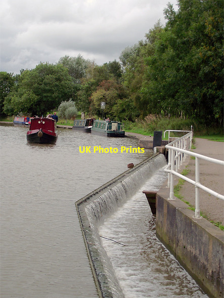 Photo 6"x4" Overflow weir on the Trent and Mersey Canal at Anderton, Cheshire Northwich c2011