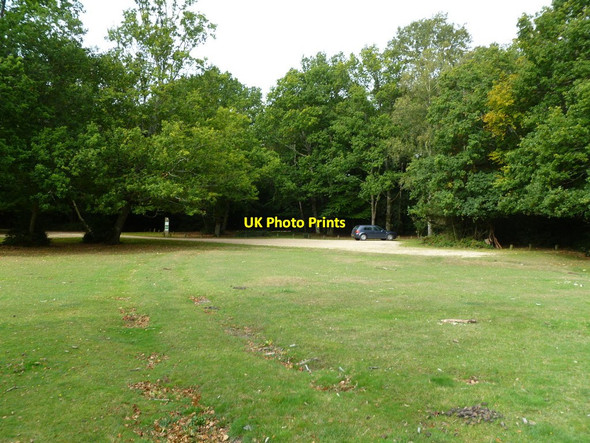 Photo 6"x4" Minstead Road Car Park London Minstead c2011