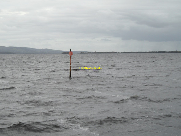 Photo 6"x4" Navigation Marker off the Corrikeen Islands, Lough Derg, Co. Tipperary Dromineer c2011
