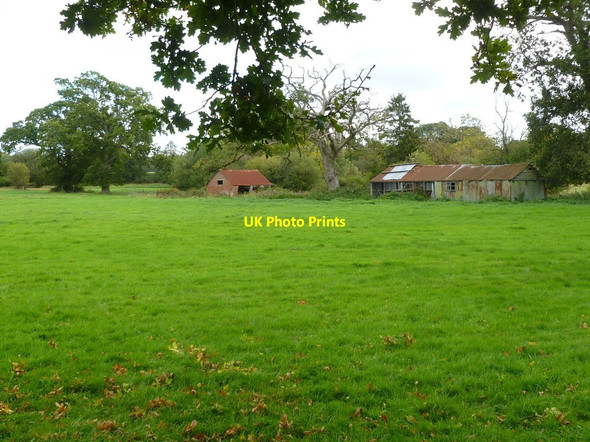 Photo 6"x4" Shirley, disused farm buildings North Ripley c2011