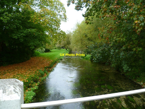 Photo 6"x4" The river at Lynch looking west Lynch\/SU5049 c2011