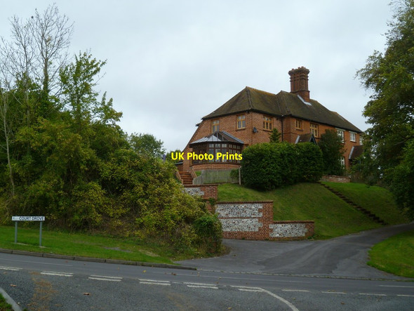 Photo 6"x4" Houses on Court Drove in Overton Overton\/SU5149 c2011