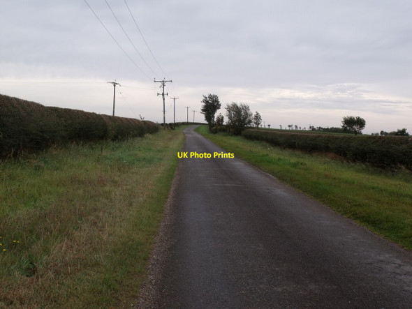 Photo 6"x4" Road between Winceby and Asgarby Hameringham c2011