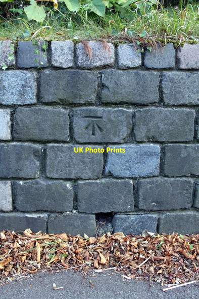 Photo 6"x4" Benchmark on wall by 'The Firs', Hinksey Hill South Hinksey c2011