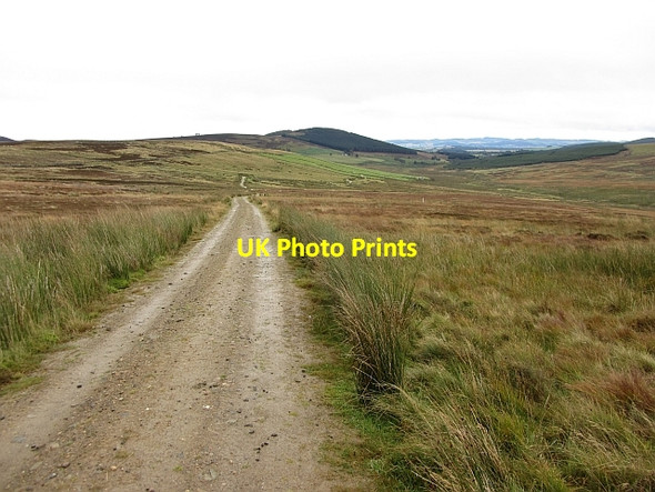 Photo 6"x4" Road climbing out of Glencuilt Craigthran c2011