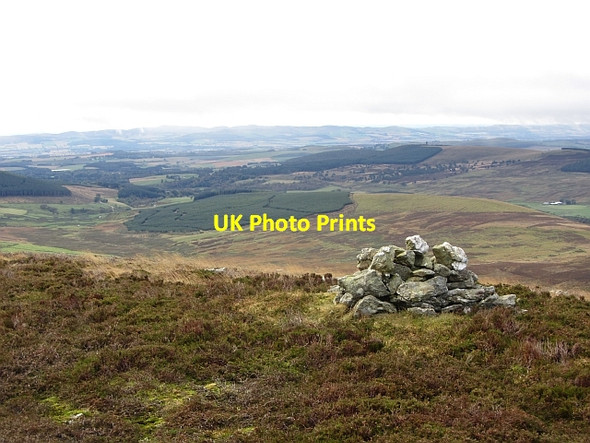 Photo 6"x4" Cairn on Craigthran Rottal c2011